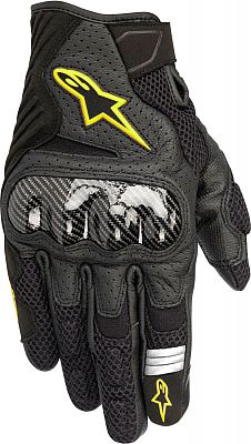 Alpinestars SMX-1 Air V2, Handschuhe - Schwarz/Neon-Gelb - L von Alpinestars