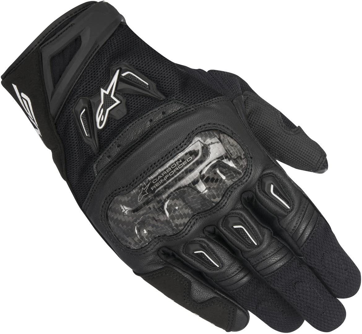 Alpinestars SMX-2 Air Carbon v2 Handschuh schwarz L - Motorradhandschuhe, 2029_22850 von Alpinestars