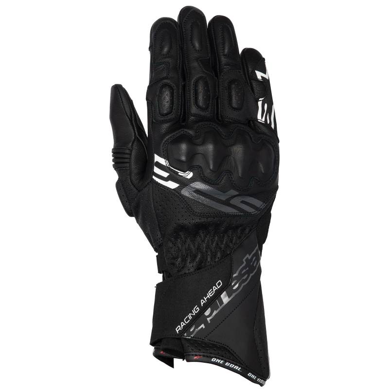 Alpinestars SP-3 Black Leder Motorrad Handschuhe, 3XL von Alpinestars