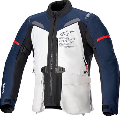 Alpinestars ST-7 2L, Textiljacke Gore-Tex - Hellgrau/Dunkelblau/Schwarz - 4XL von Alpinestars