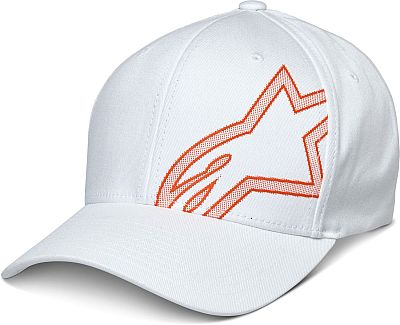 Alpinestars Share, Kappe - Weiß/Rot - L/XL von Alpinestars