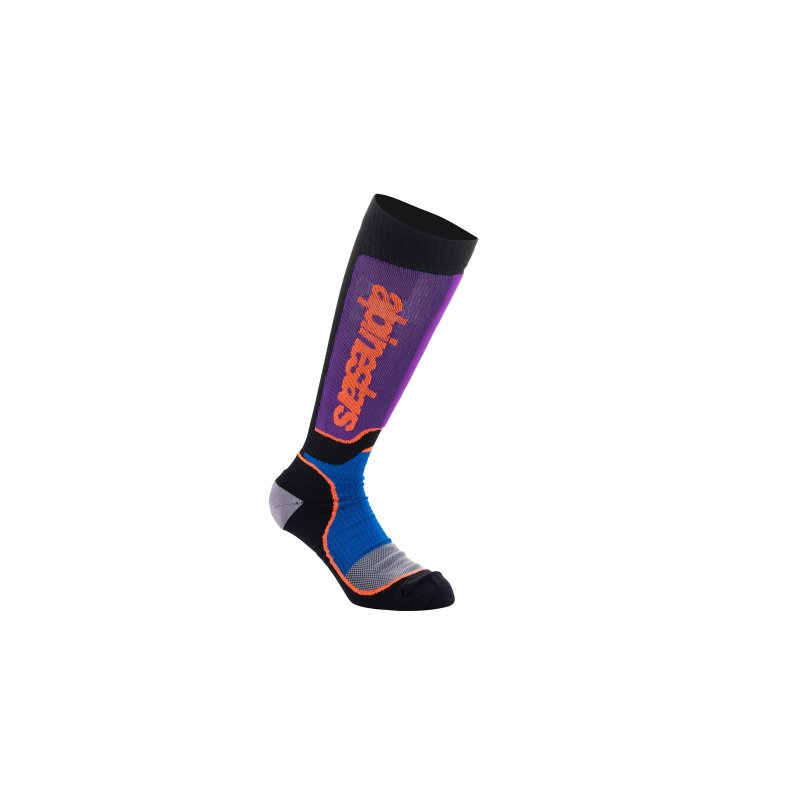 Alpinestars Socken Kinder Mx+ Blk/Pur/B von Alpinestars