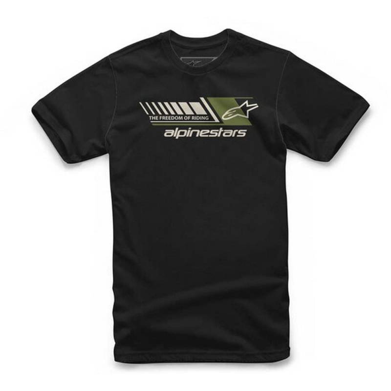 Alpinestars Solitär-T-Shirt, Größe S, Schwarz von Alpinestars