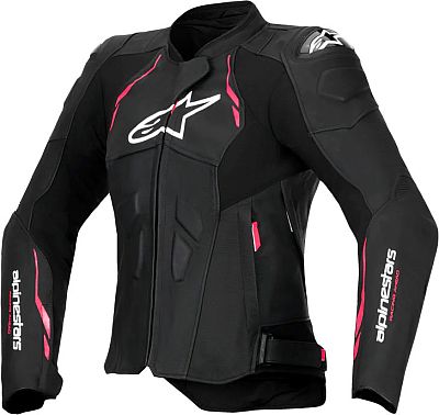 Alpinestars Stella Dusk, Lederjacke Damen - Schwarz/Pink/Weiß - 40 Alpinestars Stella Dusk, Lederjacke Damen - Schwarz/Pink/Weiß - 40 von Alpinestars