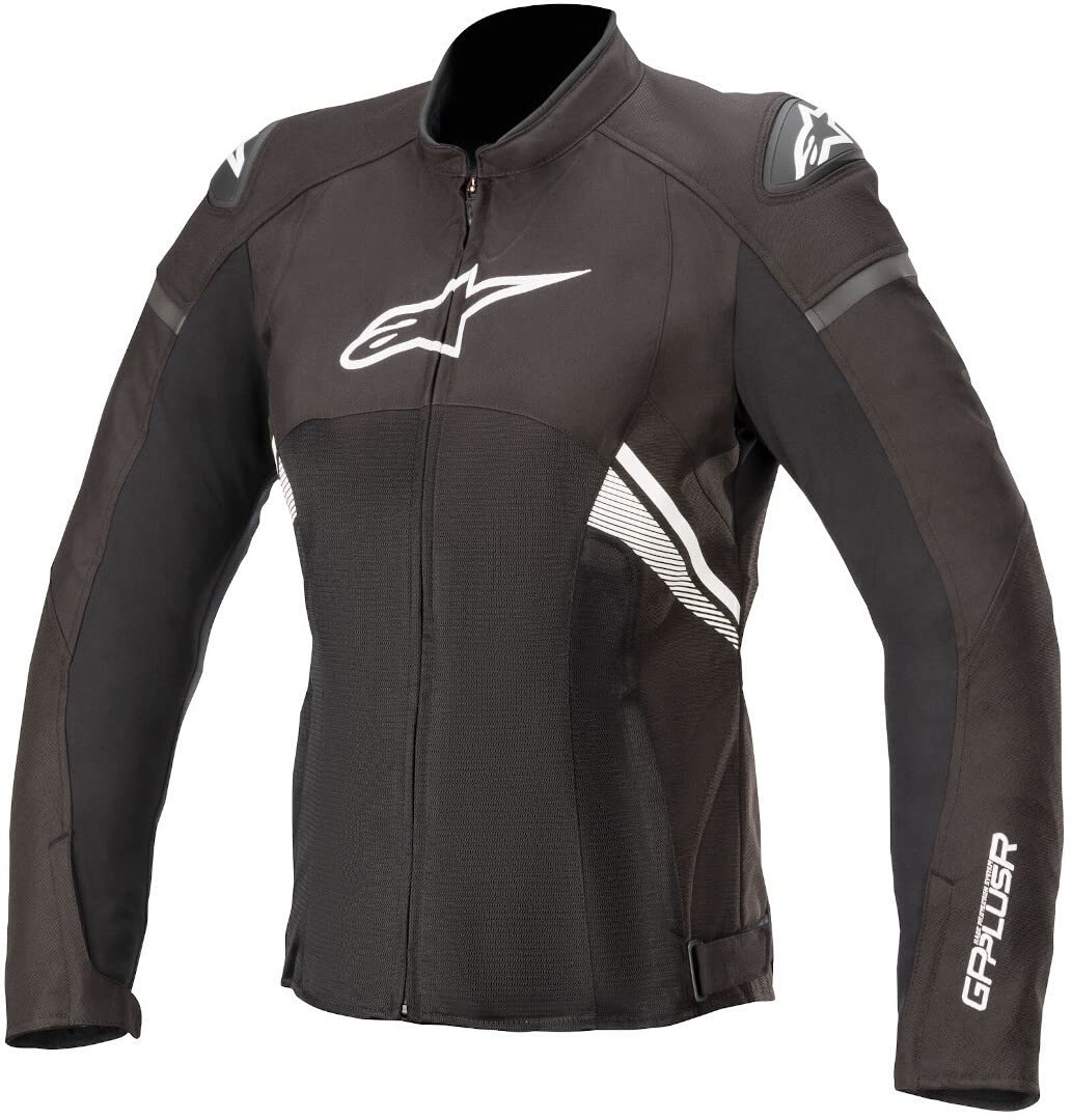 Alpinestars Stella T-GP Plus R V3 Air Damen Motorrad Textiljacke (Black/White,XL) von Alpinestars