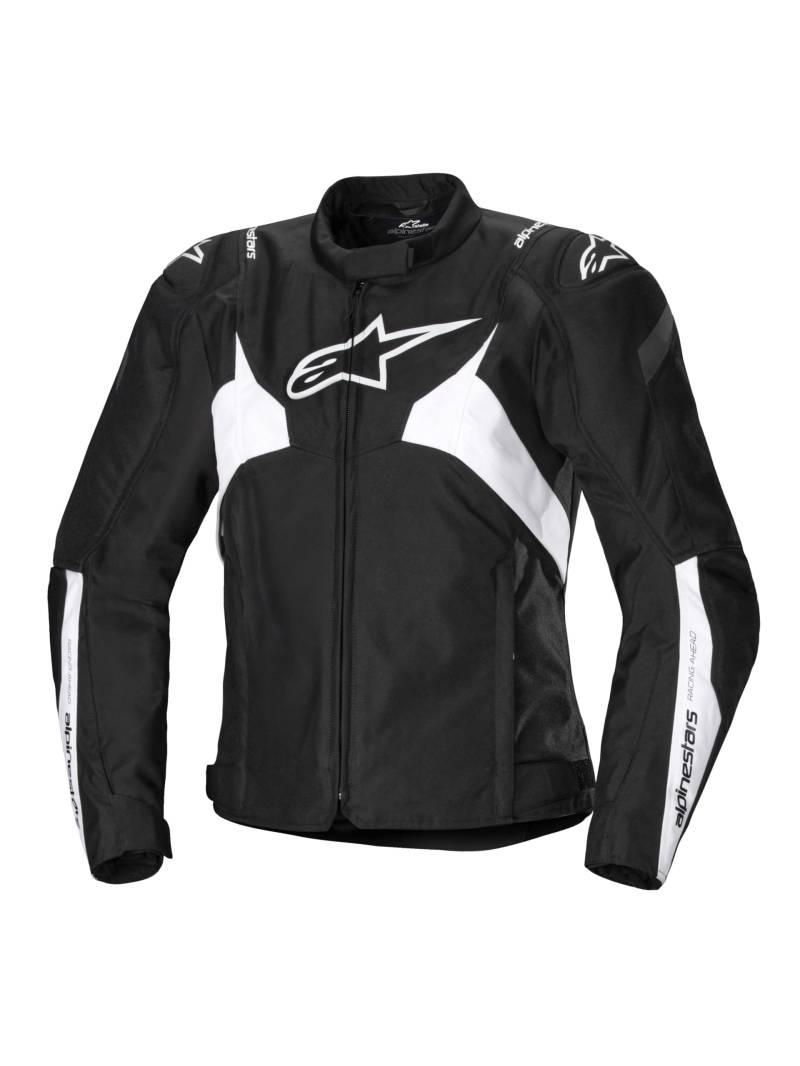 Alpinestars Stella T-Jaws V4 WP Black White Damen Textil Motorrad Jacke, L von Alpinestars