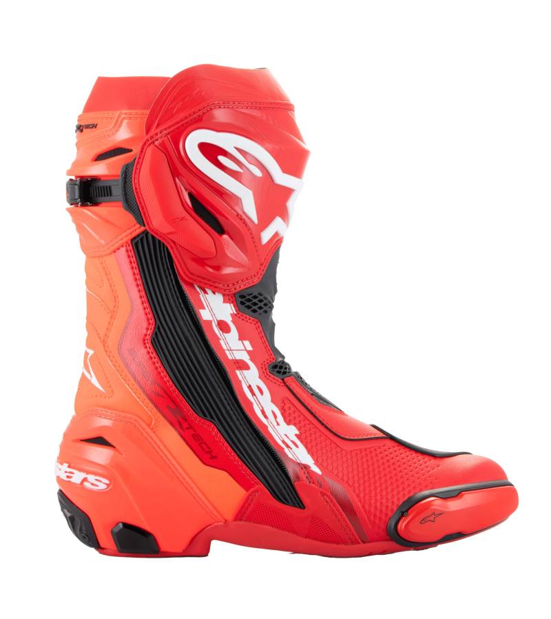 Alpinestars Supertech-R Motorradstiefel (Rot/Weiß/Schwarz), 41 von Alpinestars