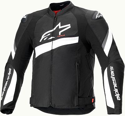 Alpinestars T-GP Plus R V4, Textiljacke - Schwarz/Weiß - L von Alpinestars