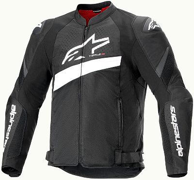 Alpinestars T-GP Plus R V4 Airflow, Textiljacke - Schwarz/Weiß - XL von Alpinestars