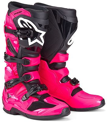 Alpinestars Tech 7, Stiefel - Pink/Schwarz/Weiß - 9 US von Alpinestars