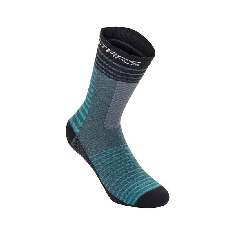 Alpinestars Unisex Drop 19 Fahrrad Socken, blau, L von Alpinestars