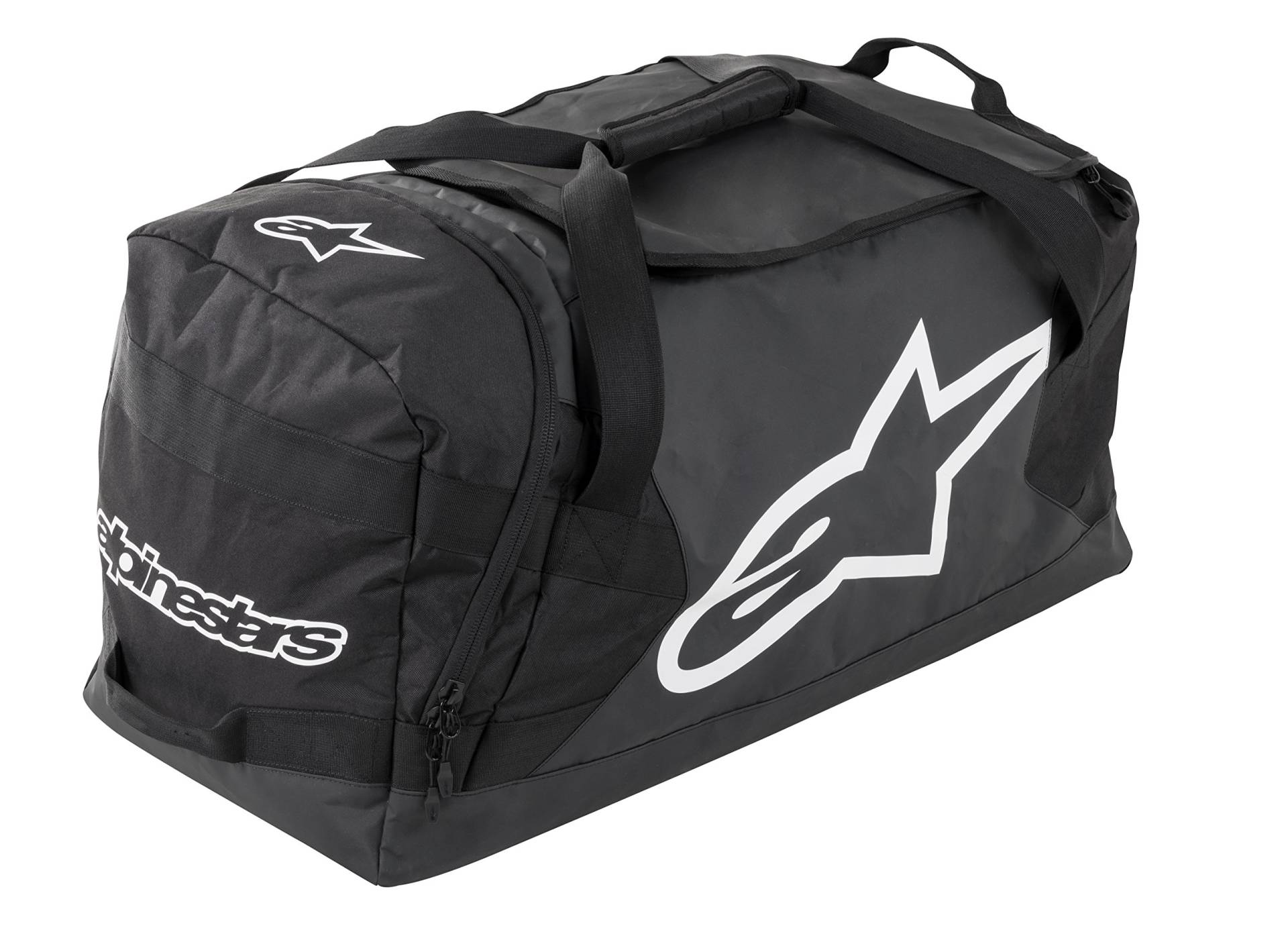 Alpinestars Goanna Duffle Bag, Sporttasche groß für Motorrad Zubehör, Hochbelastbare Reißverschlüsse, Gear Bag, (82cm x 39cm x 45cm),125 L, MX Enduro Motorrad Sporttasche Damen Herren, Schwarz/Weiß Alpinestars Goanna Duffle Bag, Sporttasche groß für Motorrad Zubehör, Hochbelastbare Reißverschlüsse, Gear Bag, (82cm x 39cm x 45cm),125 L, MX Enduro Motorrad Sporttasche Damen Herren, Schwarz/Weiß von Alpinestars