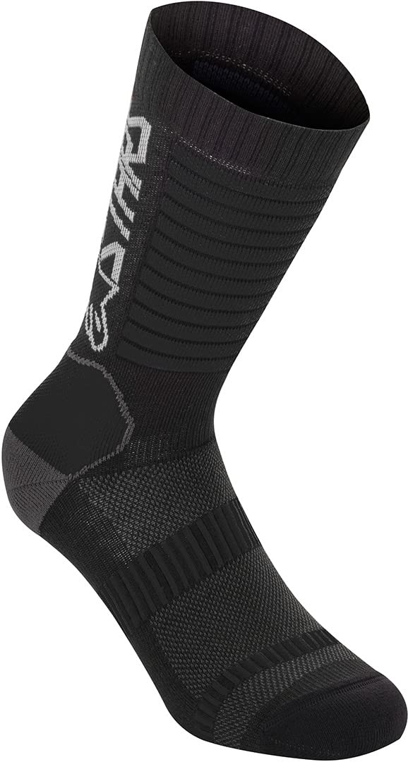 Alpinestars Unisex Paragon Lite 19 Fahrrad Socken, Schwarz, L von Alpinestars