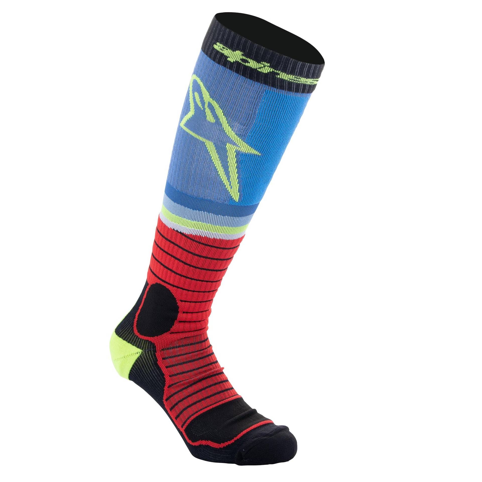 Alpinestars Unisex Pro Technische Socken MX, Black Red Light Blue, L Alpinestars Unisex Pro Technische Socken MX, Black Red Light Blue, L von Alpinestars