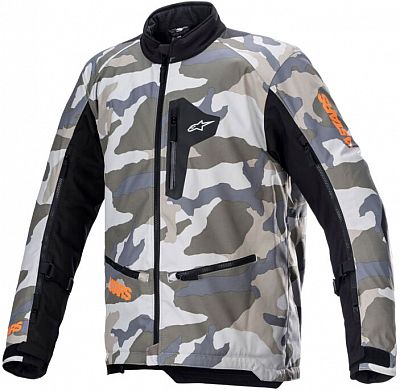 Alpinestars Venture XT Camo, Textiljacke - Dunkelgrün/Beige/Schwarz/Neon-Orange - L von Alpinestars