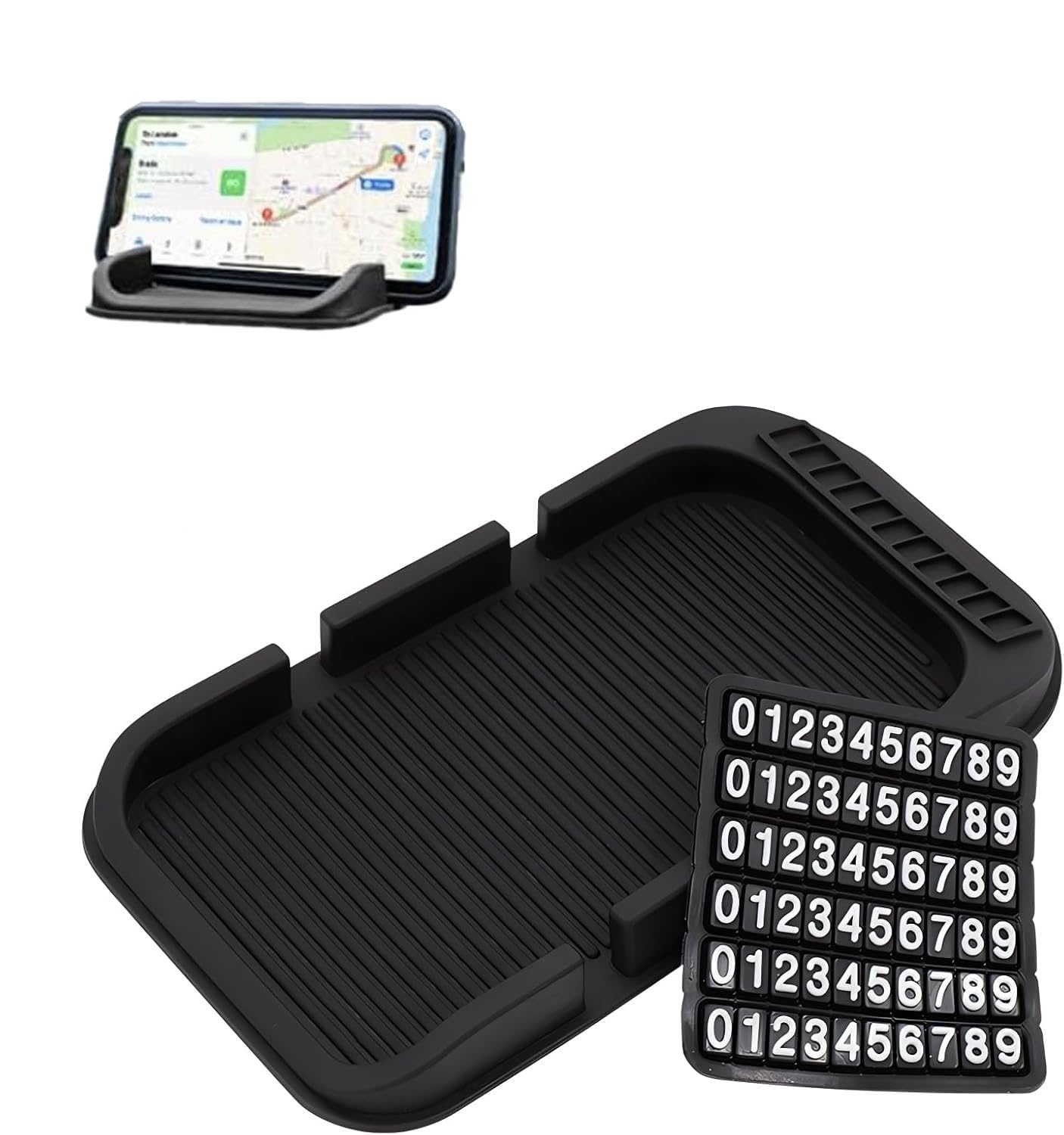 Alrens 3 In 1 Auto Anti-Rutsch-Pad, Armaturenbrett-Handy-Organizer-Matte,Gaguiup Anti Rutsch Pad, Handyablage für Auto,Magic-Pad für Handy, Smartphones, Schlüssel, GPS, Sonnenbrillen Alrens 3 In 1 Auto Anti-Rutsch-Pad, Armaturenbrett-Handy-Organizer-Matte,Gaguiup Anti Rutsch Pad, Handyablage für Auto,Magic-Pad für Handy, Smartphones, Schlüssel, GPS, Sonnenbrillen von Alrens