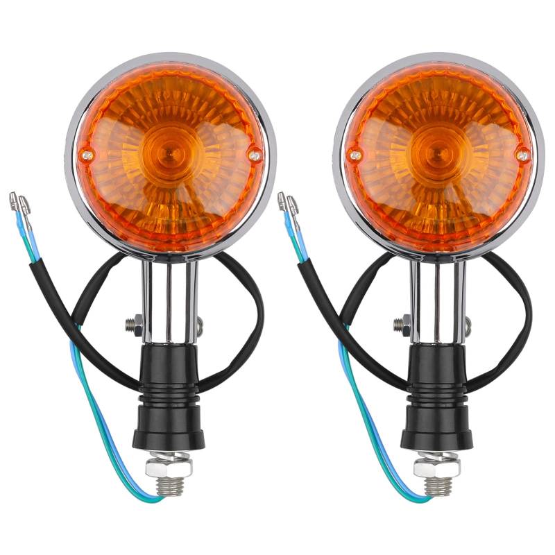 Altamejor Blinker Motorrad Tagfahrlicht, Motorrad Blinkerleuchten Blinker Lampe Kit für Yamaha Virago XV 250 400 535 920 1000 Moped IP65 Wasserdicht von Altamejor