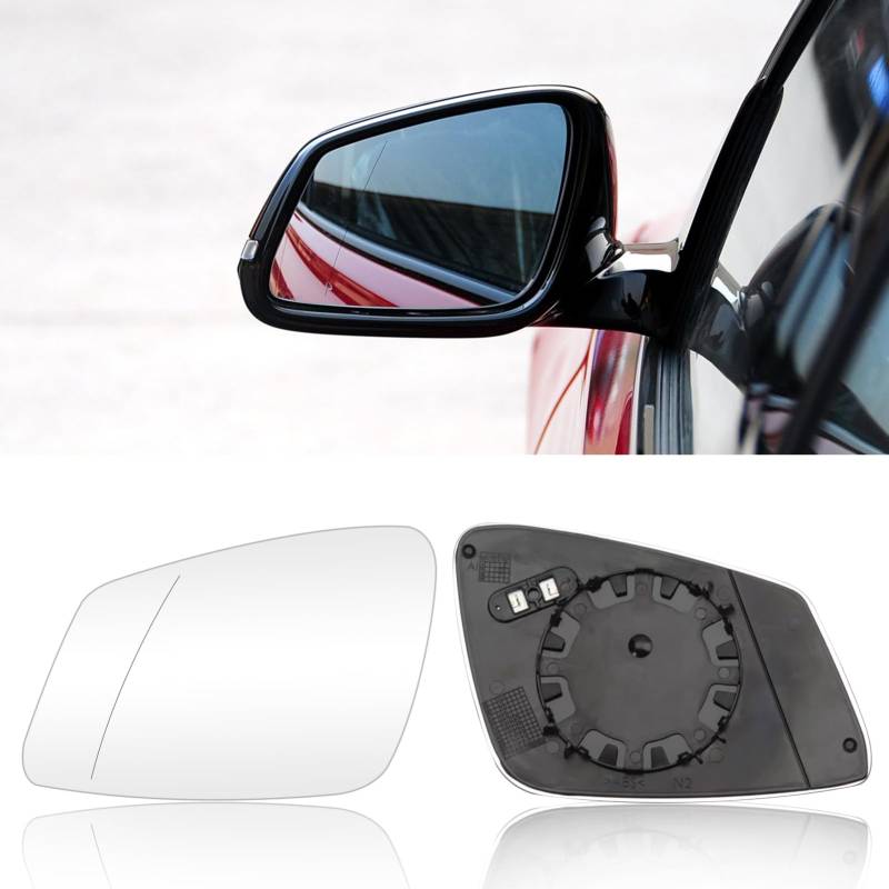 Altsbaos 1PCS Ersatzspiegel Beheizbar Kompatibel mit BMW 1 2 3 4 5 6 7er i3 X1 Spiegelglas F20 F21 F22 F23 F45 F46 F30 F31 F32 F33 F34 F36 F48 F10 F11 F12 F13 F01 F02 F04 F06 F07 (1PCS Links) von Altsbaos