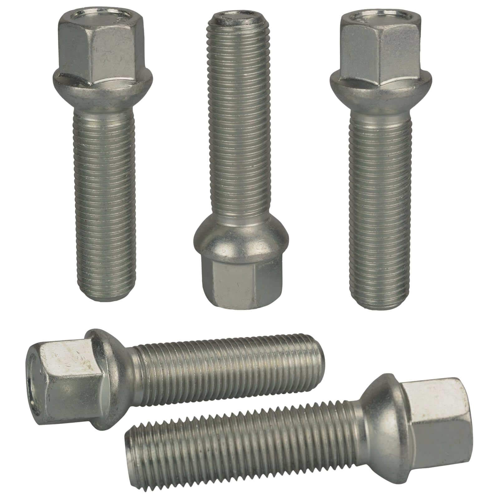 Alurad Shop 10 Radschrauben I M14x1,5x43mm R12 Kugelbund Kugel I Zink Silber I I SW 17mm I Alurad Shop 10 Radschrauben I M14x1,5x43mm R12 Kugelbund Kugel I Zink Silber I I SW 17mm I von Alurad Shop