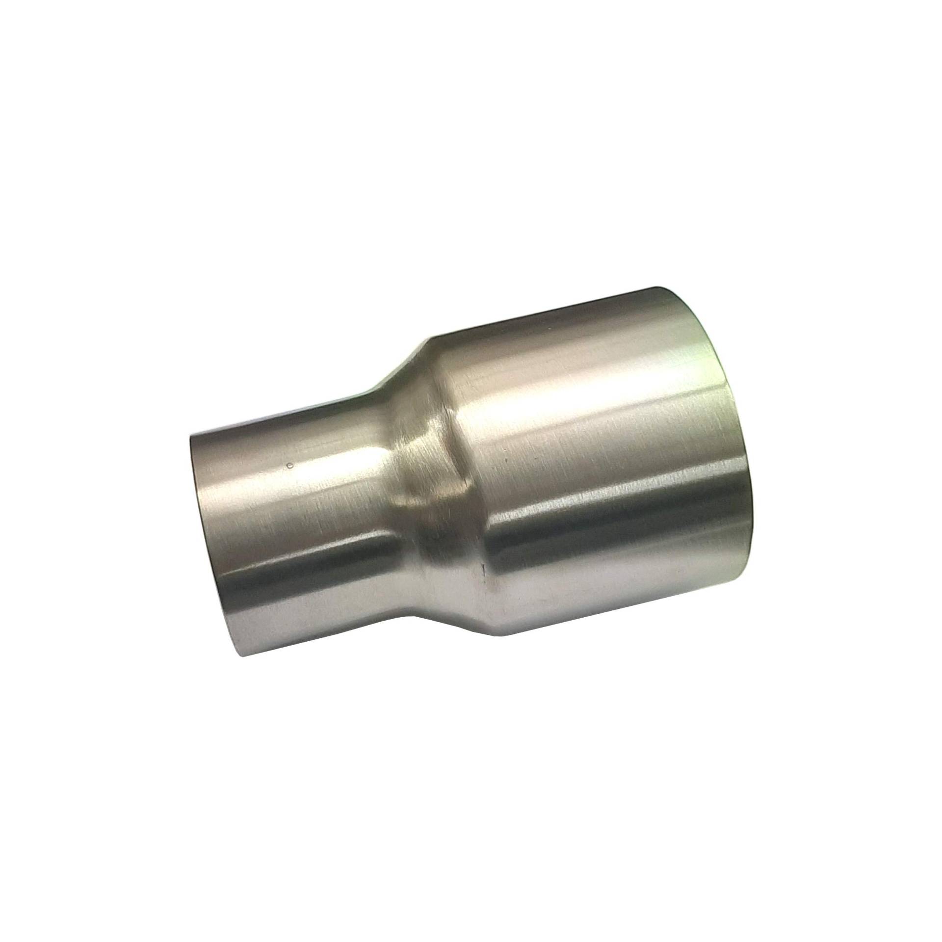 Edelstahl Reduzierung Außen 76 mm auf 51/55 / 57/60 / 63,5/65 / 70 Adapter (Ø76mm - Ø55mm) von Alutec Racing Parts