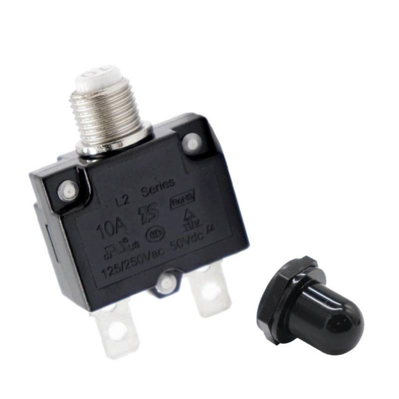 Amagogo 10A Circuit Breaker Overload Switch Reasetable Wasserdicht von Amagogo
