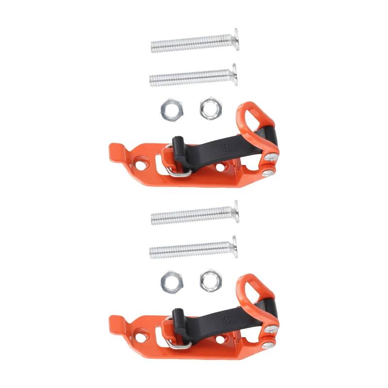 Amagogo 2 Stück Halterung für, Dachträger Zubehör, Wandmontage, Orange von Amagogo