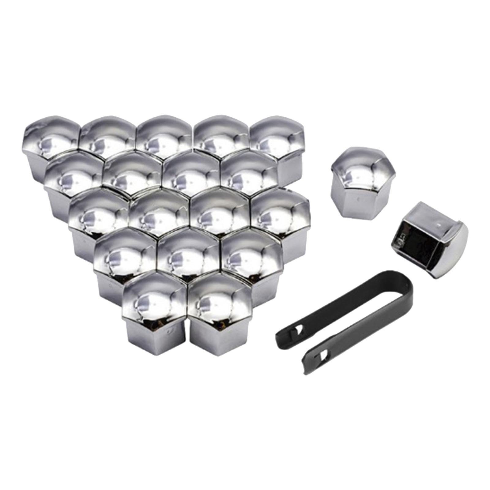 Amagogo 20 Stücke Abdeckung des Abdecks Abdeckung Abdeckung Universelles Äußeres, Silber 21mm Amagogo 20 Stücke Abdeckung des Abdecks Abdeckung Abdeckung Universelles Äußeres, Silber 21mm von Amagogo