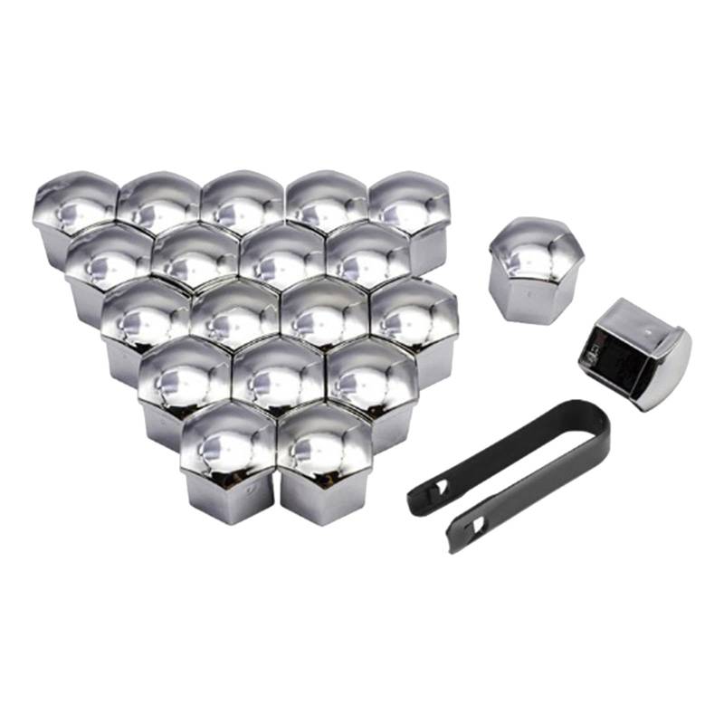 Amagogo 20 Stücke Abdeckung des Abdecks Abdeckung Abdeckung Universelles Äußeres, Silber 21mm von Amagogo