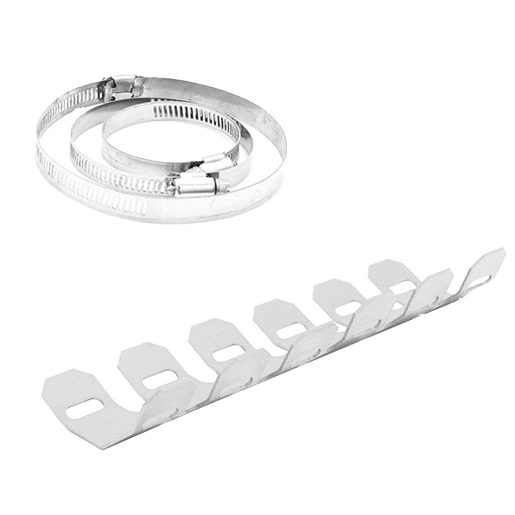 Amagogo 25cm Abgasrohr Hitzeschutzblech Auspuff, Silber Amagogo 25cm Abgasrohr Hitzeschutzblech Auspuff, Silber von Amagogo