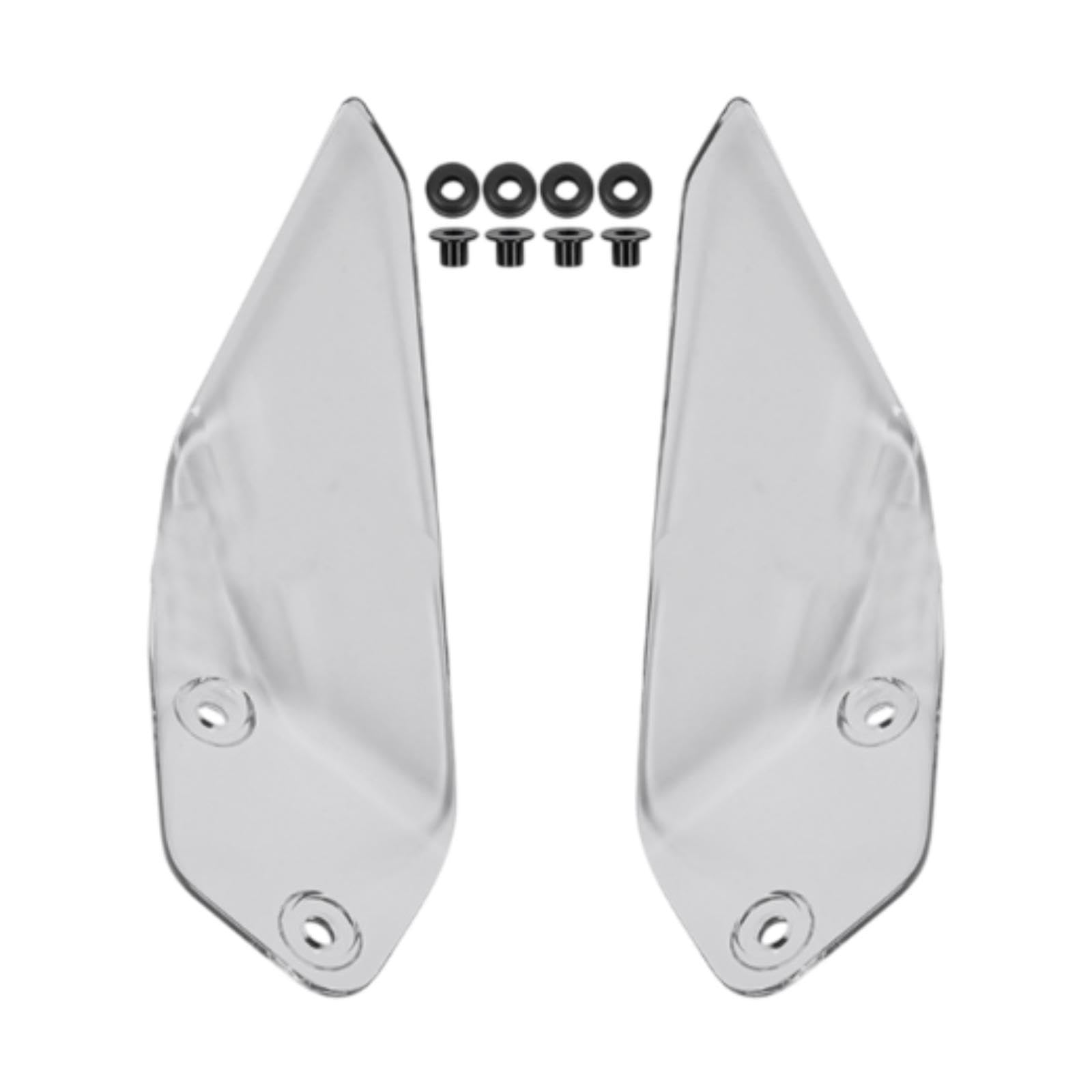 Amagogo 2pcs Motorrad Luftdeflektoren für Tankabdeckung, Transparent Amagogo 2pcs Motorrad Luftdeflektoren für Tankabdeckung, Transparent von Amagogo