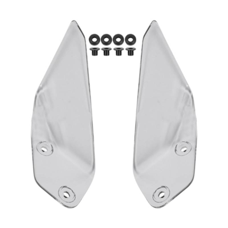 Amagogo 2pcs Motorrad Luftdeflektoren für Tankabdeckung, Transparent von Amagogo