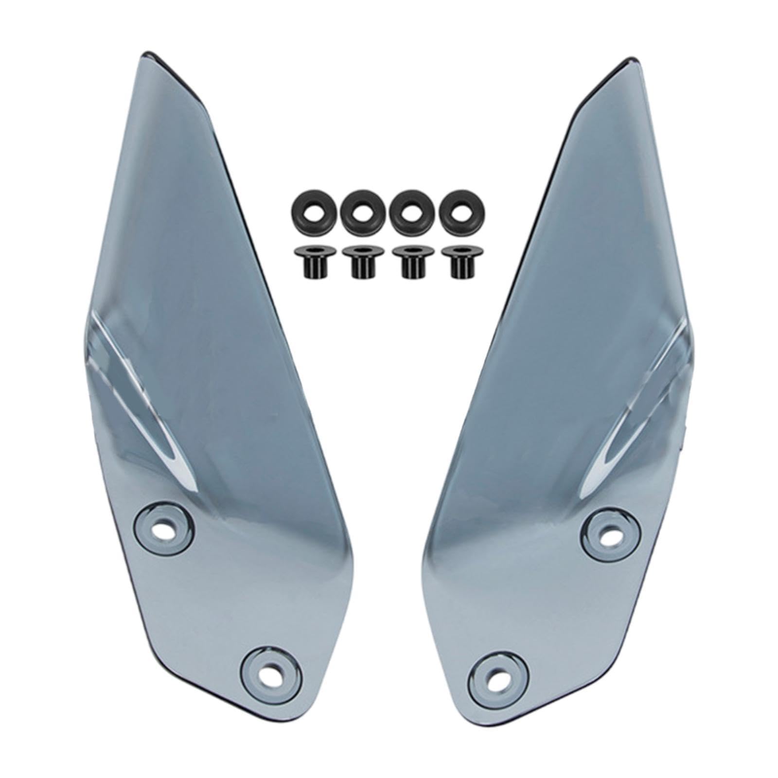 Amagogo 2pcs Motorrad Luftdeflektoren für Tankabdeckung, Transparentes Grau Amagogo 2pcs Motorrad Luftdeflektoren für Tankabdeckung, Transparentes Grau von Amagogo