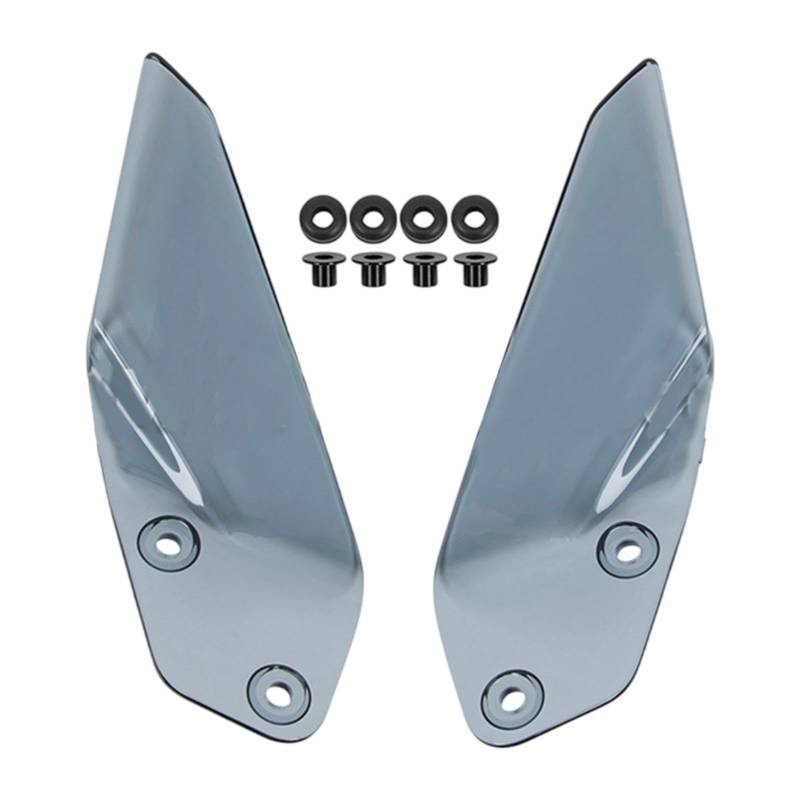 Amagogo 2pcs Motorrad Luftdeflektoren für Tankabdeckung, Transparentes Grau von Amagogo