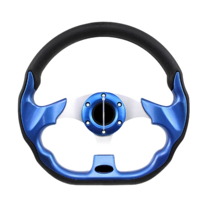 Amagogo 32 Cm Lenkrad für Boote Und Autos, Blau von Amagogo