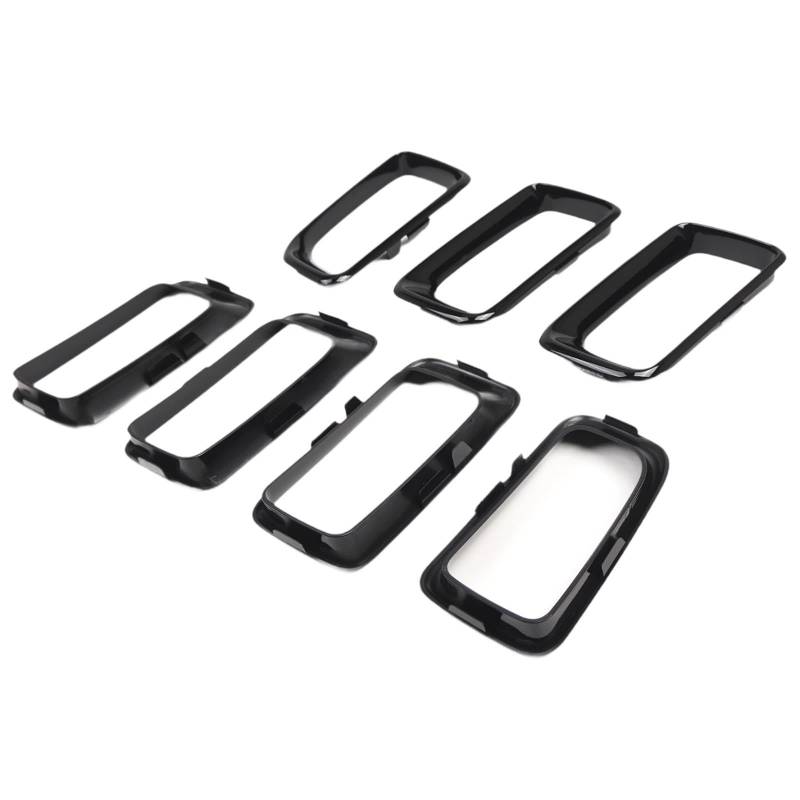 Amagogo 7 Teile Kühlergrill Einbau Set 68109865AA für Kompass, Schwarz von Amagogo