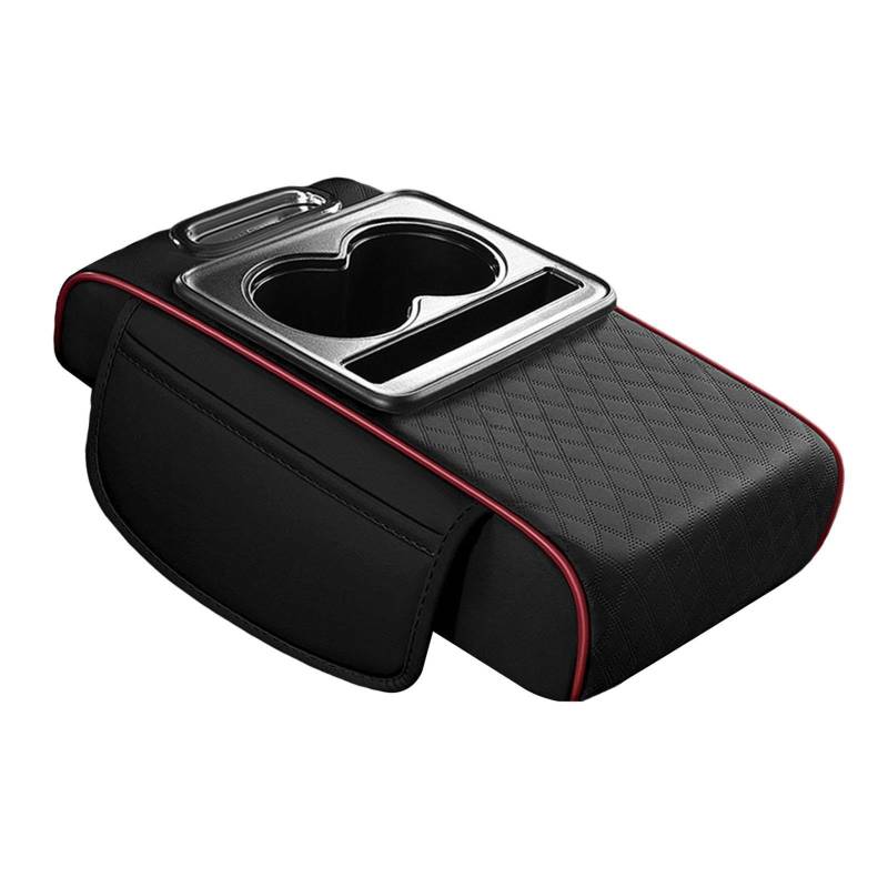 Amagogo Auto Armlehnen Pad mit Halter für Getränke Und Gewebekasten, Style H von Amagogo