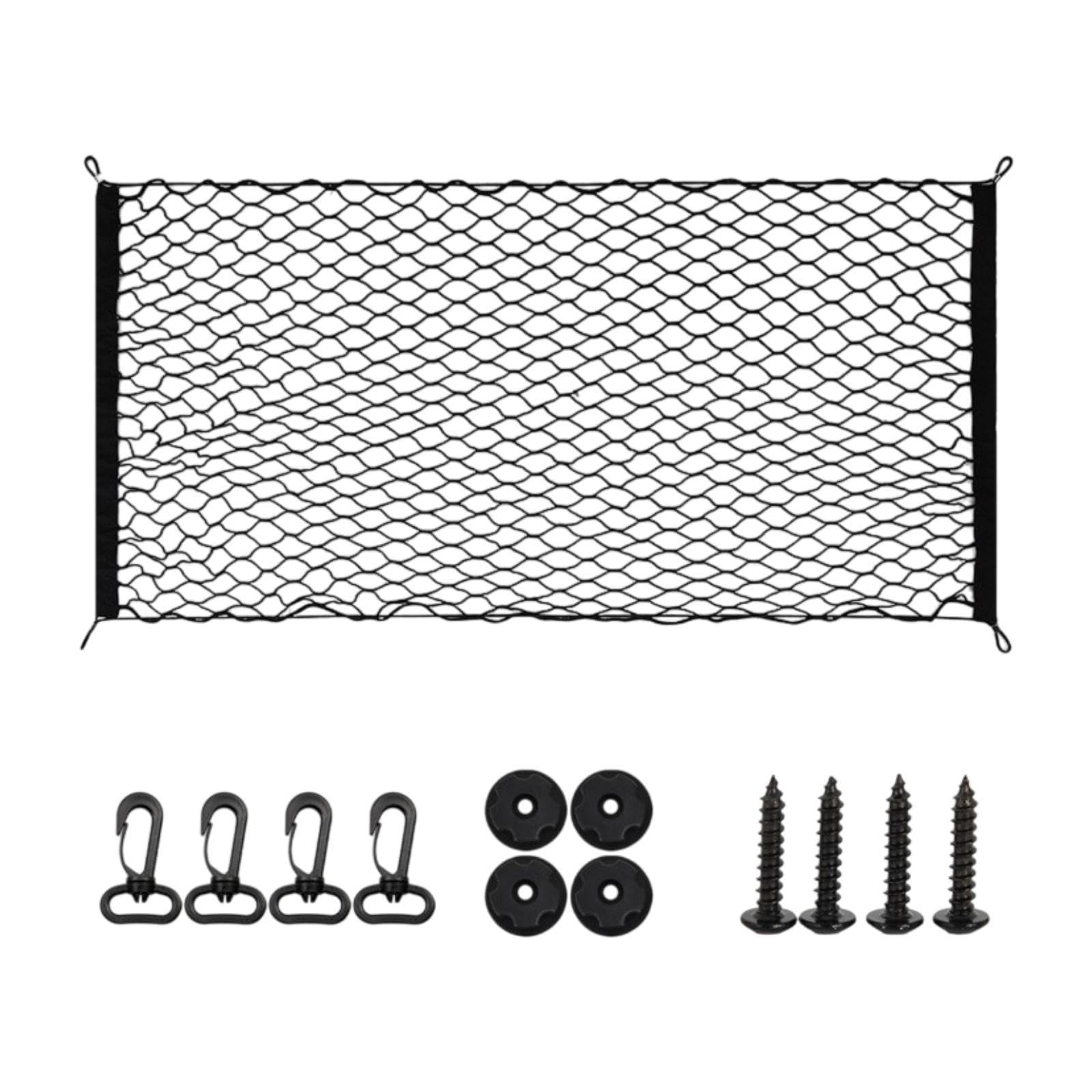 Amagogo Auto Gepäcknetz für den Kofferraum, Aufbewahrungslösung für Transport, 110cmx60cm Amagogo Auto Gepäcknetz für den Kofferraum, Aufbewahrungslösung für Transport, 110cmx60cm von Amagogo