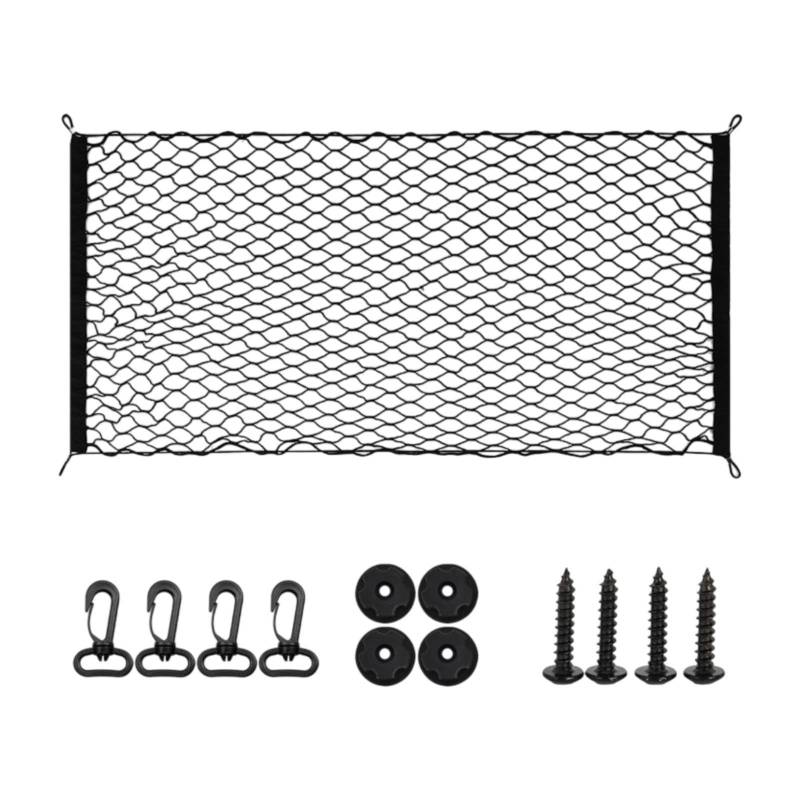 Amagogo Auto Gepäcknetz für den Kofferraum, Aufbewahrungslösung für Transport, 110cmx60cm von Amagogo