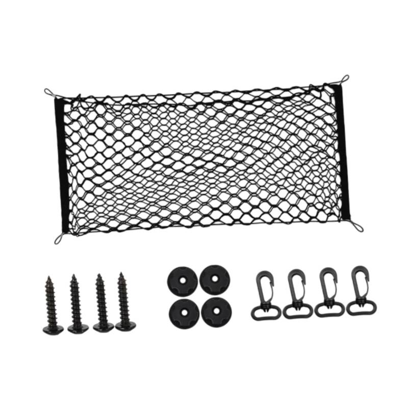 Amagogo Auto Gepäcknetz für den Kofferraum, Aufbewahrungslösung für Transport, 90cmx40cm von Amagogo