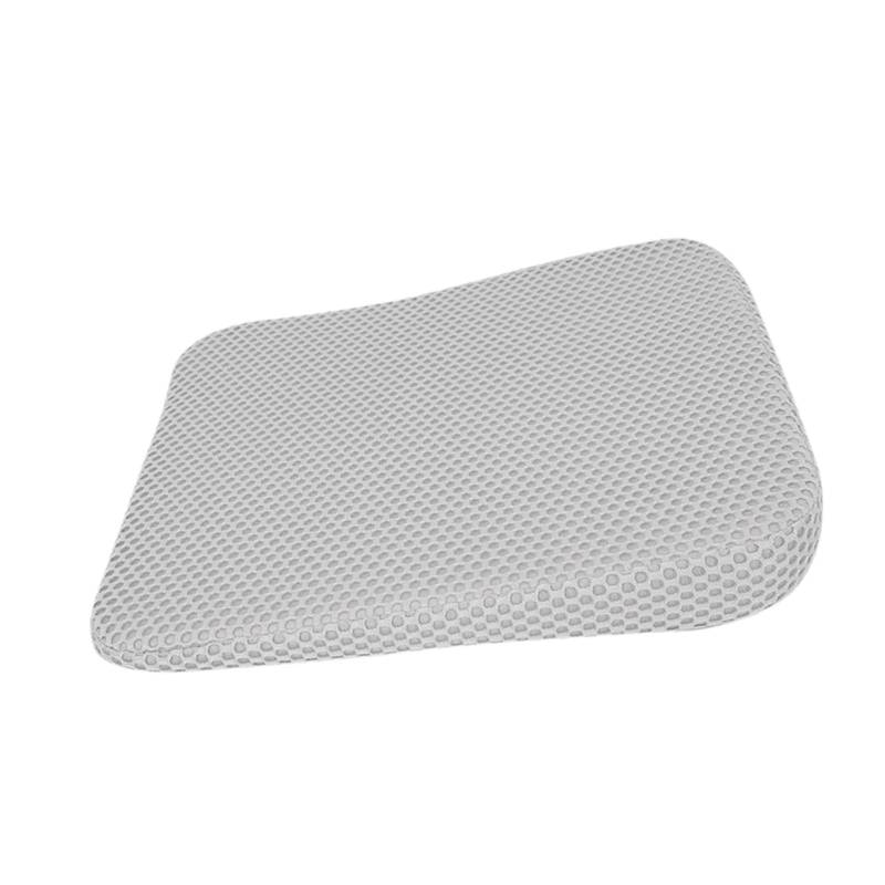 Amagogo Car Thumbnail Suppe Booster Custure Haltung Kissen Schließen Kissen Reißverschluss Sear Mat Boost für LKWs Gesehen Automobile, Grau, 6 cm dick von Amagogo