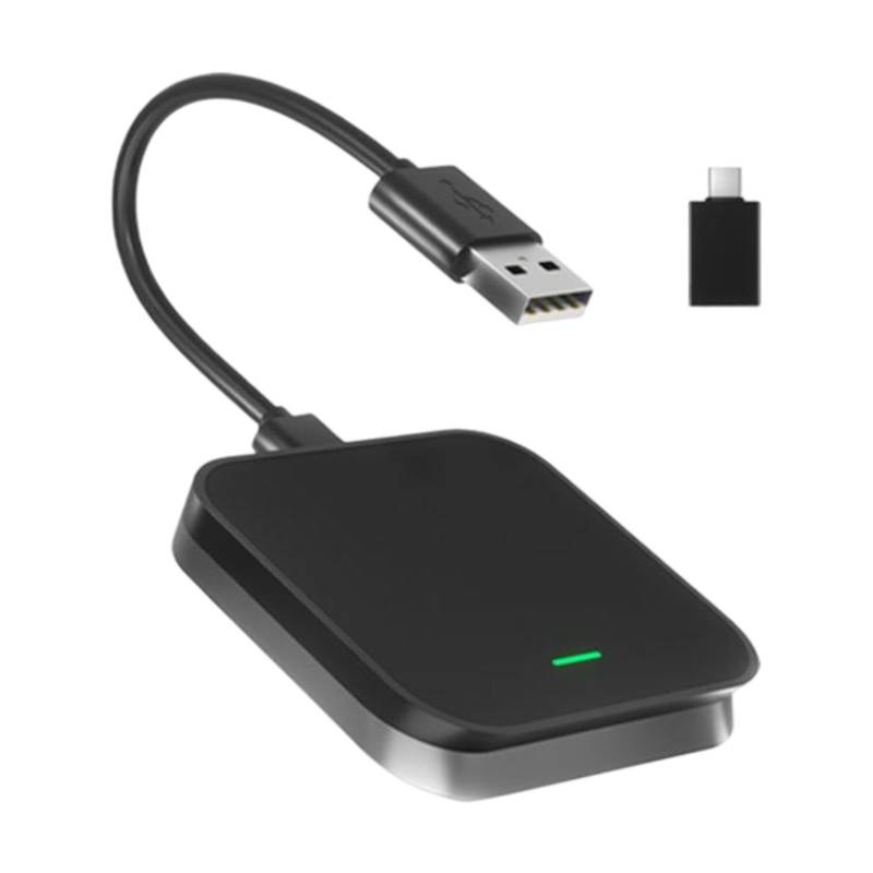 Amagogo Drahtloser Autodadapter Einfach zu Verwenden Auto,4 GHz+5GHz SUV Plug and Play von Amagogo