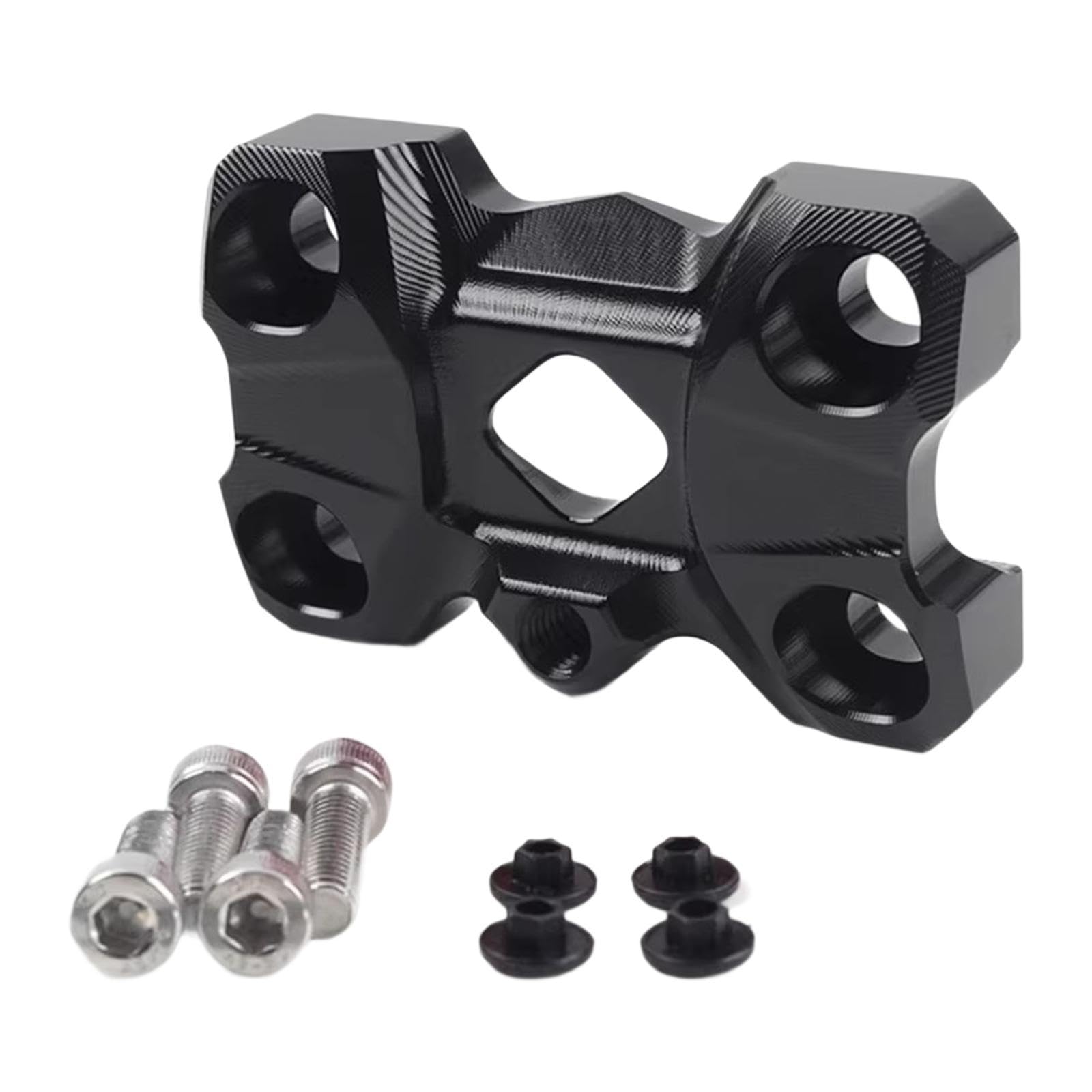 Amagogo Erhöhter Ersatz für Motorrad-Lenkererhöhung, leichte Lenkerhalterung aus Metall für Pcx160, Schwarz Amagogo Erhöhter Ersatz für Motorrad-Lenkererhöhung, leichte Lenkerhalterung aus Metall für Pcx160, Schwarz von Amagogo