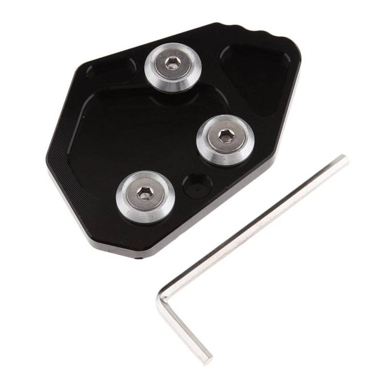Amagogo Erweiterungspad für Seitenständer K1300S / R 2009 2014, Schwarz von Amagogo