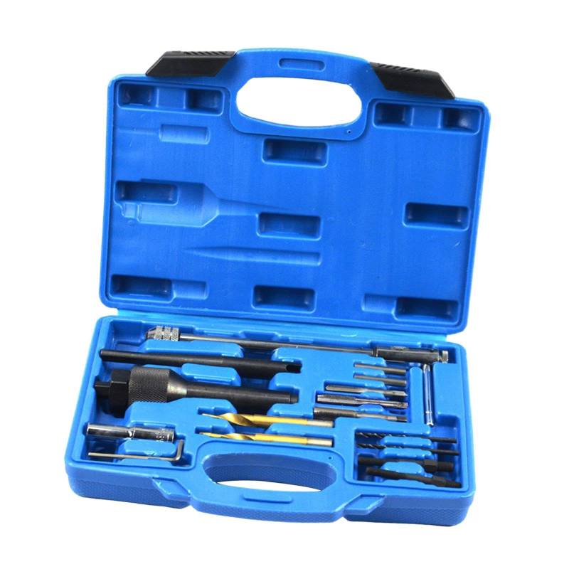 Amagogo Glühkerzenentferner-Set, 16 Teile, für M8/ mit Transportbox, Blaue Box von Amagogo