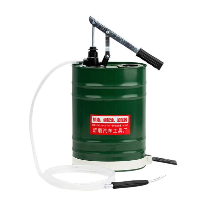 Amagogo Manueller Ölpumpenfüller Zahnrad Ölspender Handdruck 10 l Multifunktionsgetriebe Ölfüllpumpe für die automatische Wartung, GrÜn von Amagogo