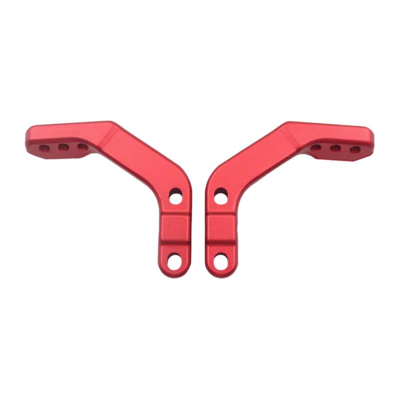 Amagogo Motorrad -Handschützer -Halterungen, Handschutzhalterungshalterhalter Aluminiumlegierung für ATV -Motorräder, Rot von Amagogo