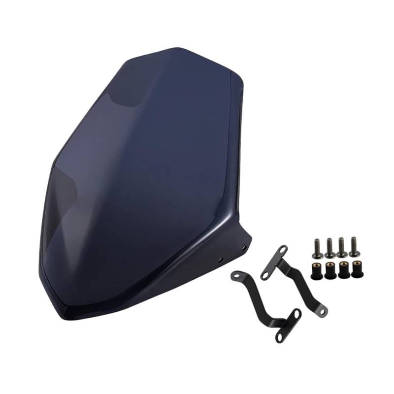 Amagogo Motorrad Windschutzscheibe für CB500F 2016 2023, Robustes Zubehör, Dunkelblau von Amagogo