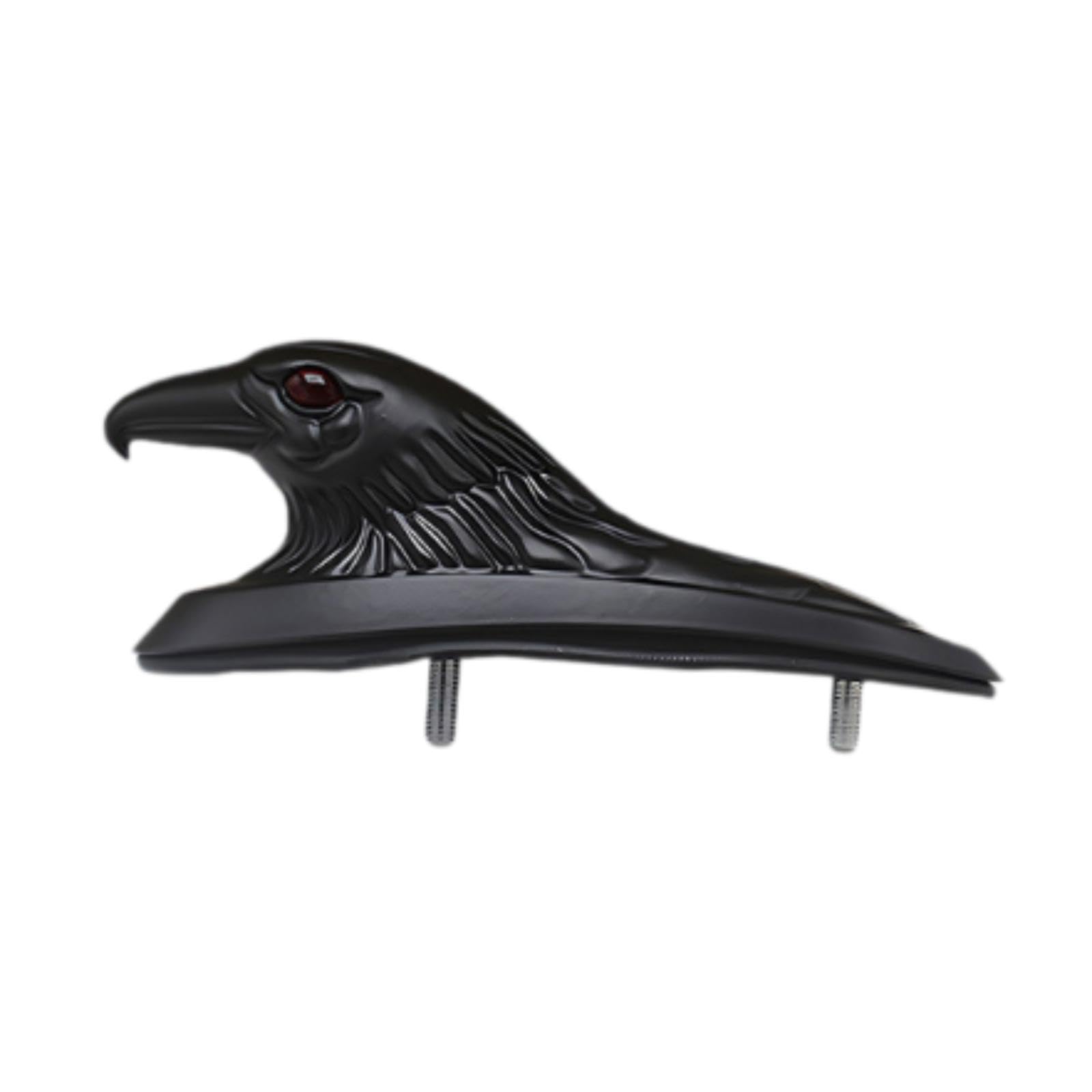 Amagogo Motorrad vordere Kotflügelverzierung, Akzentzubehör -Kotflügel Dekorative Aluminium Reparatur Teil Eagle Kopfskulptur Dekoration, Schwarz Amagogo Motorrad vordere Kotflügelverzierung, Akzentzubehör -Kotflügel Dekorative Aluminium Reparatur Teil Eagle Kopfskulptur Dekoration, Schwarz von Amagogo