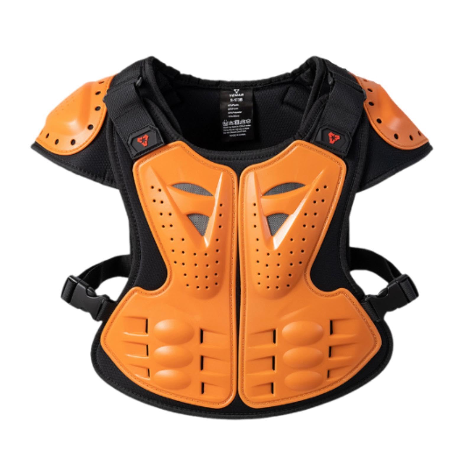 Amagogo Motorradweste Rückenprotektor Anti Fall Leichter Schulterschutz, Brustweste zum Skaten Dirtbike, Orange Amagogo Motorradweste Rückenprotektor Anti Fall Leichter Schulterschutz, Brustweste zum Skaten Dirtbike, Orange von Amagogo