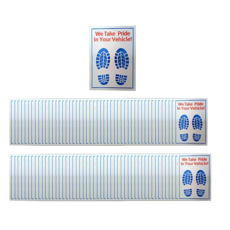 Amagogo Papiermatte für Autos, Faltbare Unterlage für den Innenbereich, 100 Stck. von Amagogo